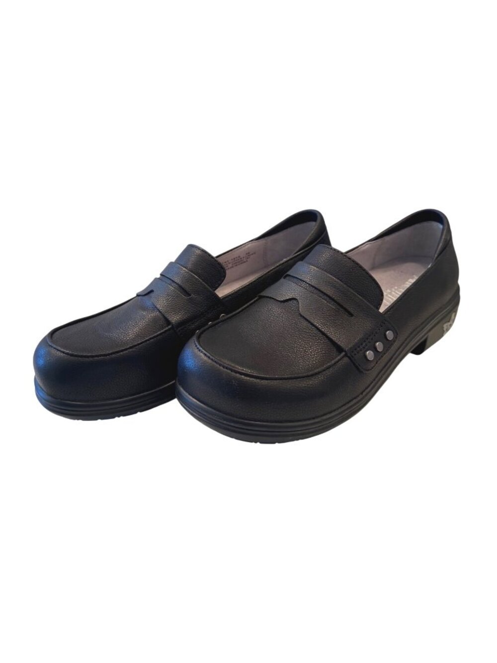 Alegria Tay Leather Loafer Size 38 Black NWOB Nursing Shoe